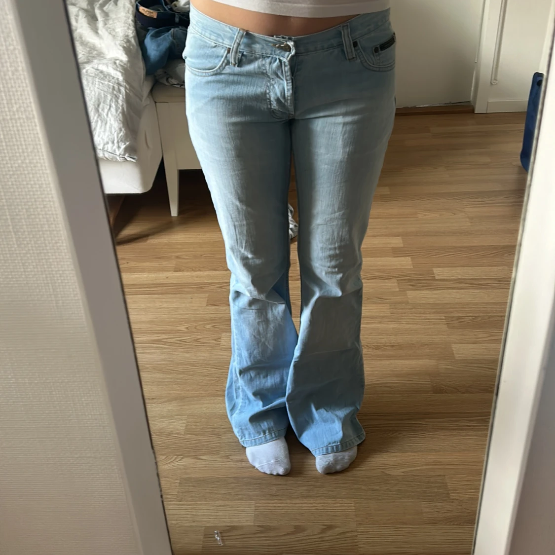 Lågmidjade jeans