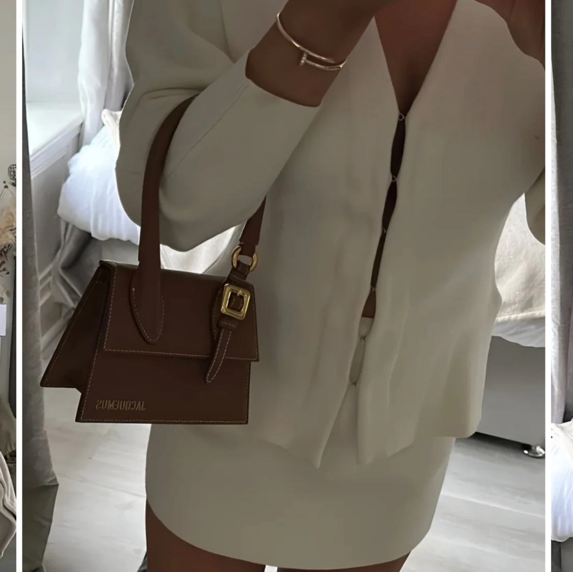 Vitt sett, kjol och topp - 91