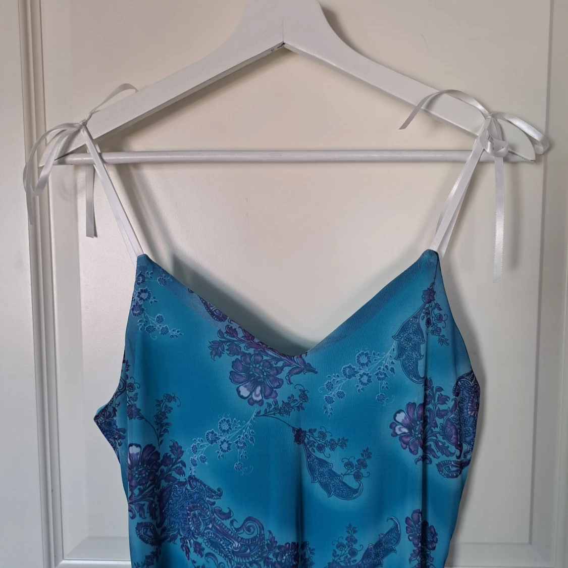 Paisley mönstrad maxi klänning - 91