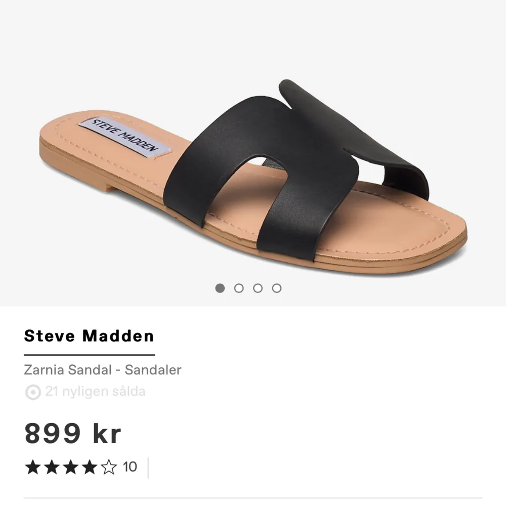 Ett par fina sandaler ifrån Steve Madden sparsamt använda storlek 9 Motsvarande 39-40  Nypris 899kr. Skor.