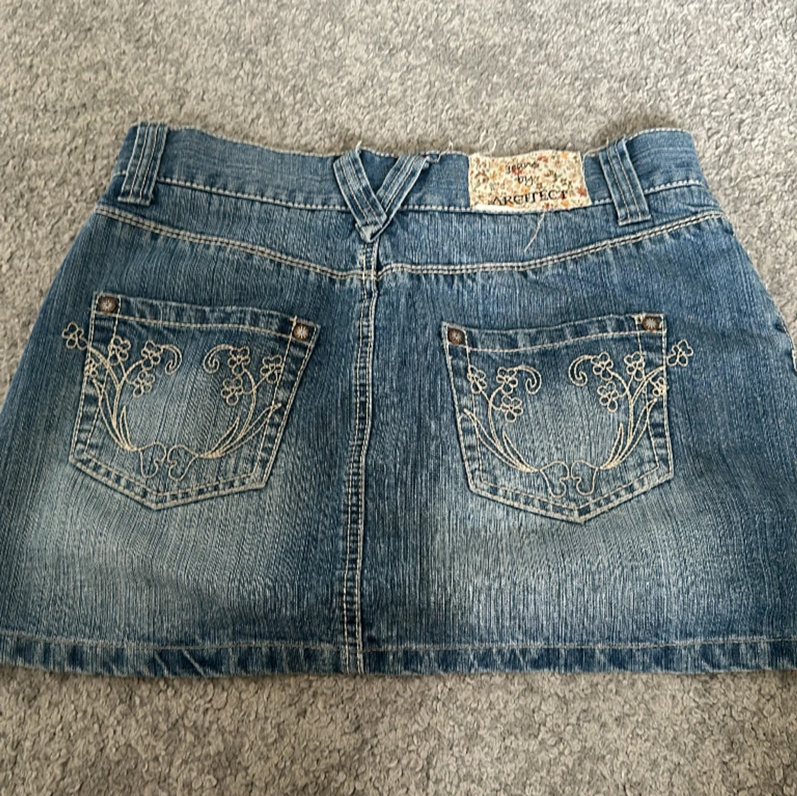 vintage 2000’s jeanskjol - 90