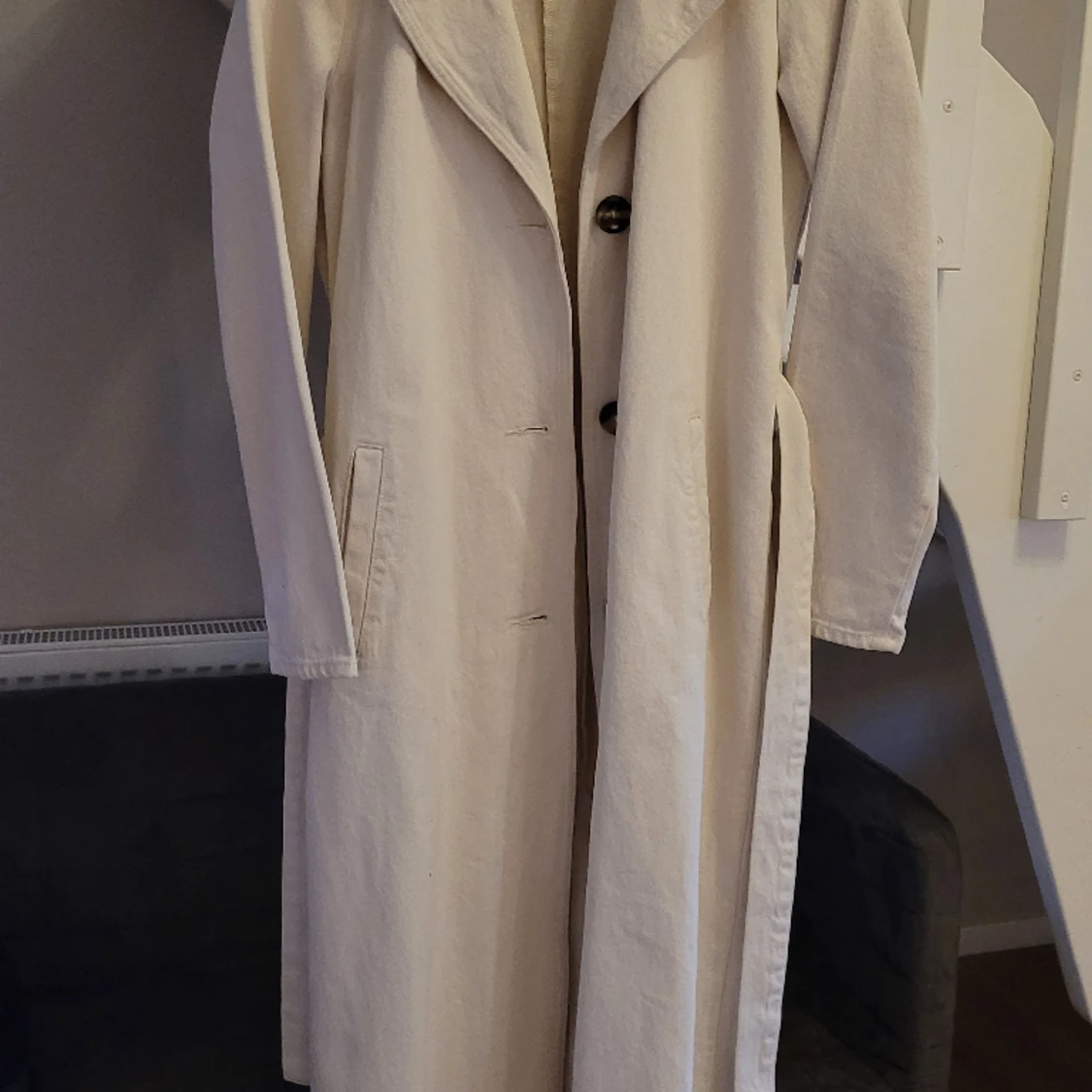 Beige vårkappa 36 - 90