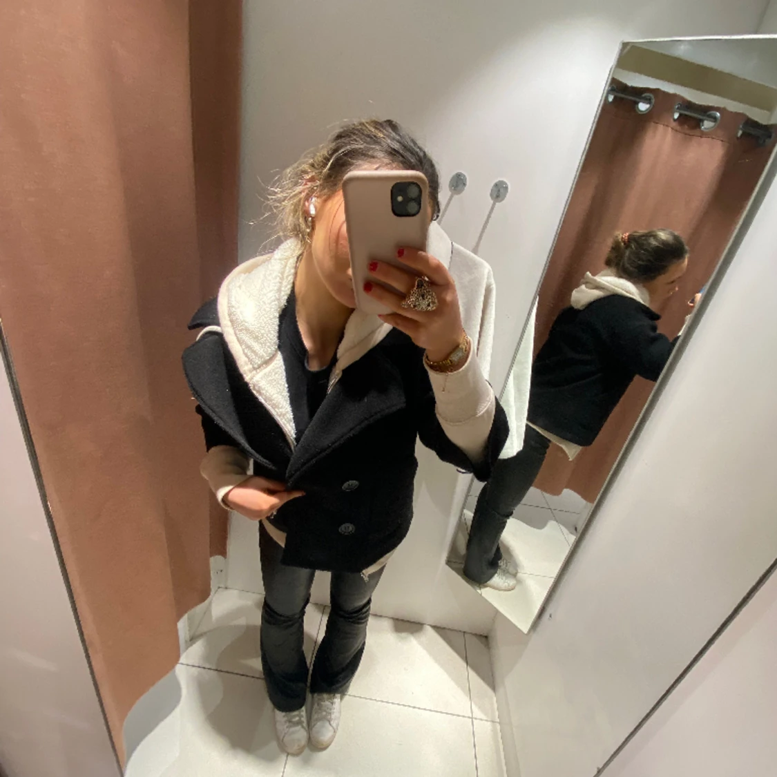 Trekvartsärmad kappa