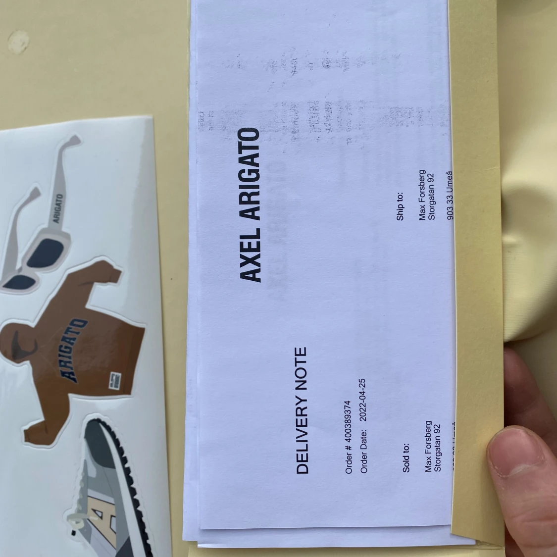 Arigato skor grey - 93