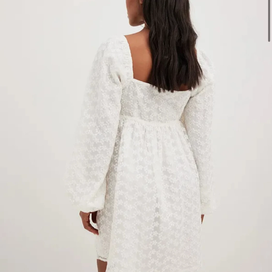 Vit miniklänning  - 90