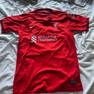 Liverpool - Salah  - Säljer denna tröjan med Salah på ryggen då jag inte har användning för den längre, använd ett fåtal gånger. Pris kan diskuteras.