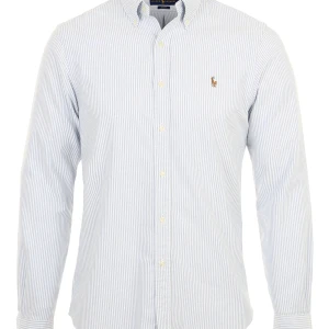 Ralph lauren skjorta - Randig Ralph lauren skjorta, storlek M. Bra skick men har tyvärr lite fläckar, skriv privat för närmare bild!