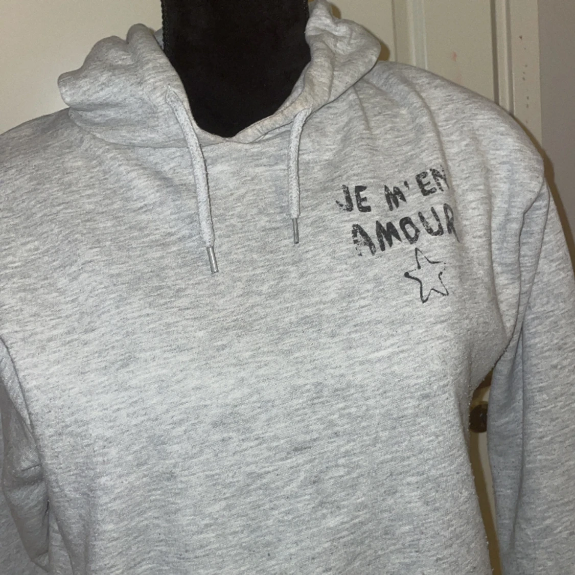 Fin grå hoodie ❤️ - 90