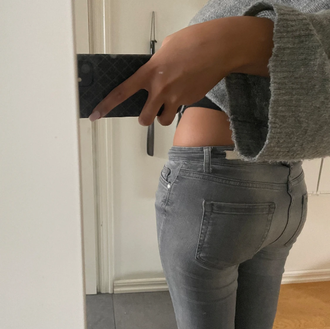 Lågmidjade bootcut jeans