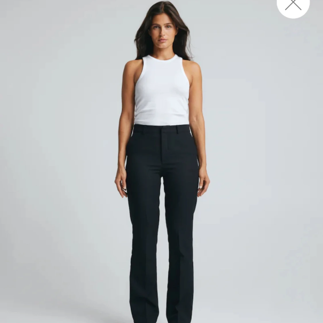 Svarta kostymbyxor 