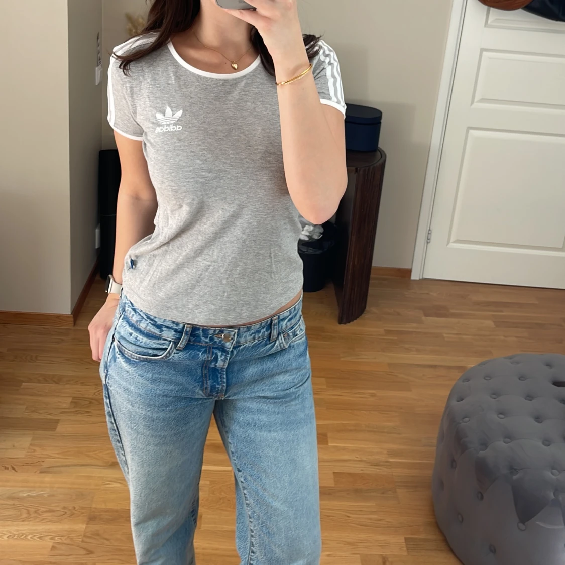 Tajt T-shirt från adidas