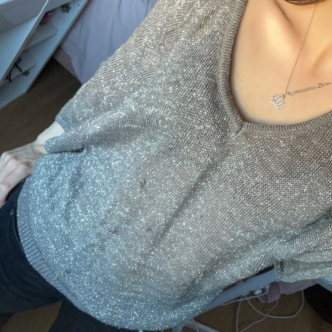 Glittrig tröja - 90