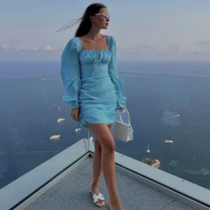 Klänning adoore  - Säljer denna såå fina klänningen från adoore, helt nya med lappen kvar! Då jag valde att använda en annan💙( har både en i s och i xs)