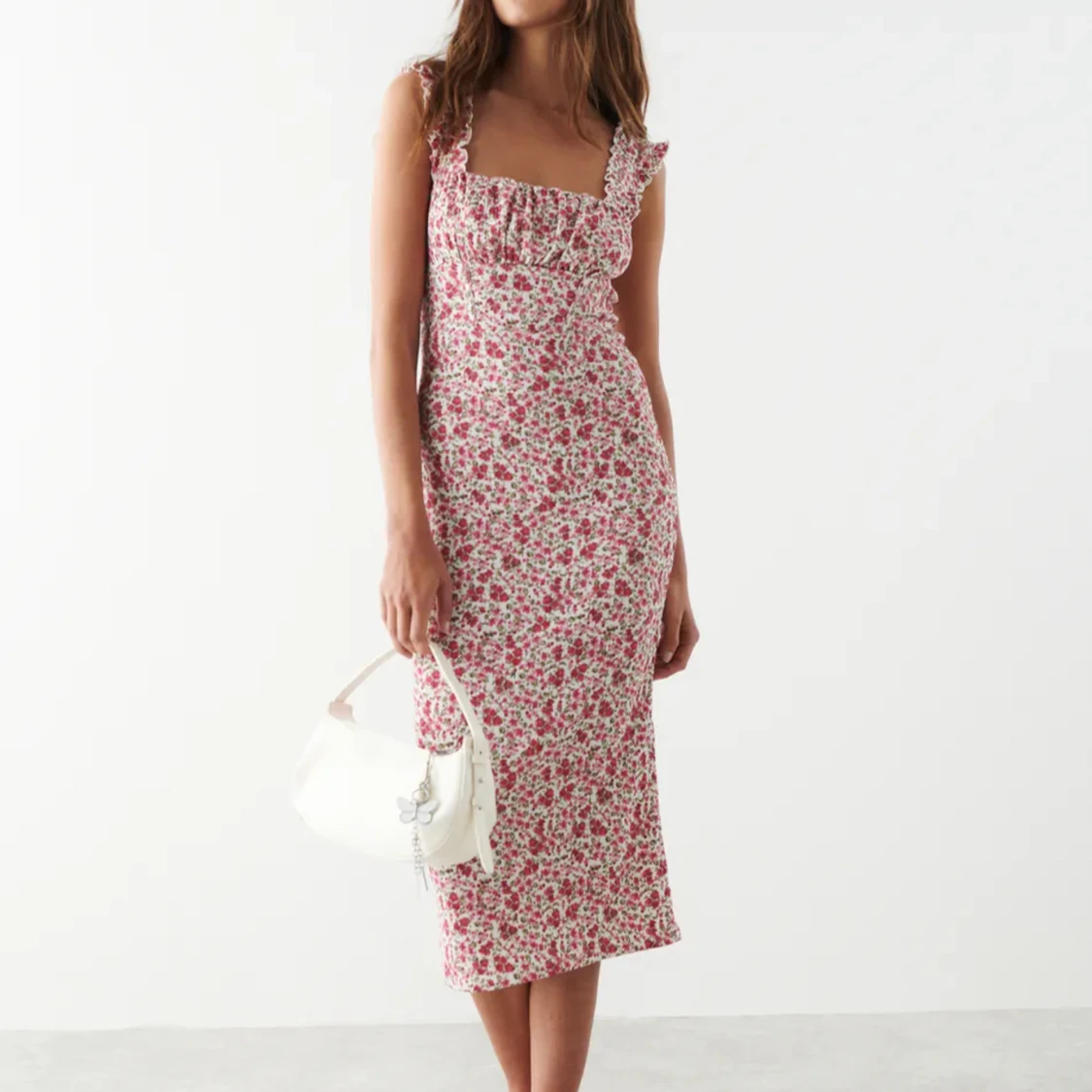 Blommig klänning XS Gina Tricot - 93