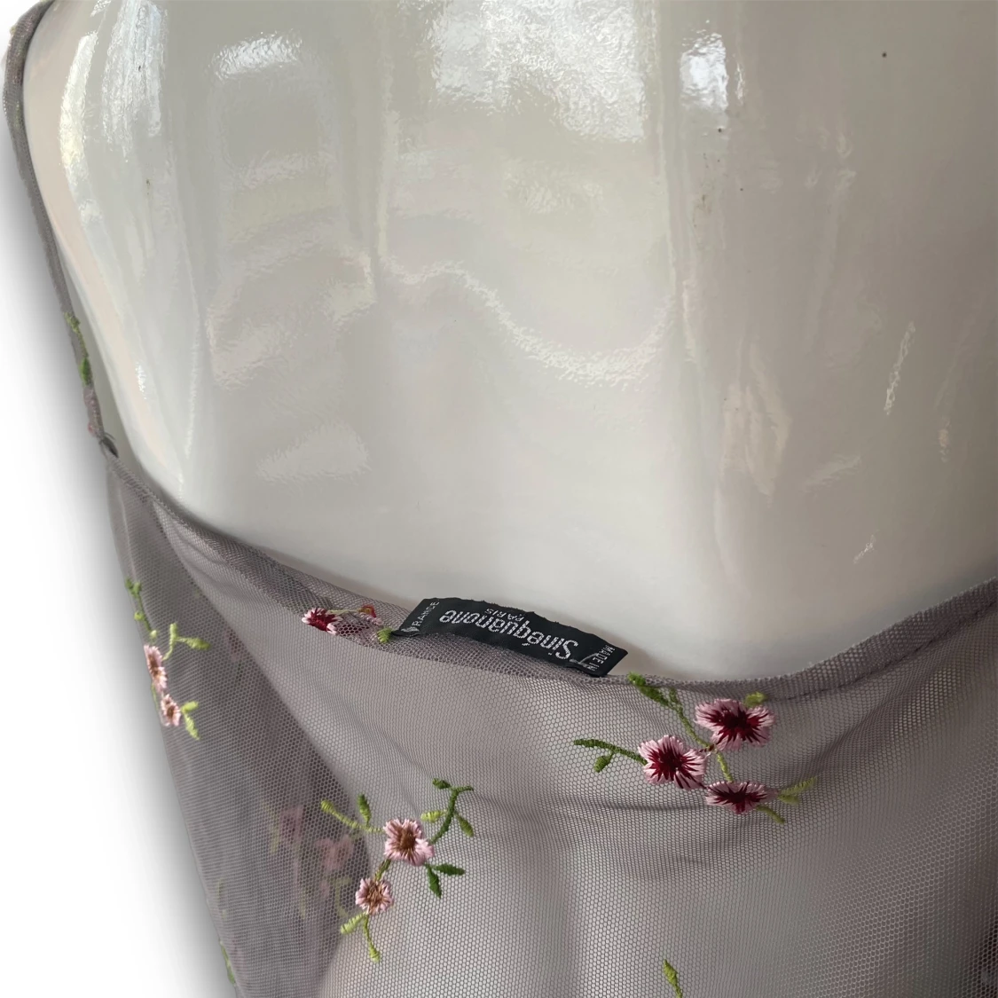 Genomskinlig Top - 90