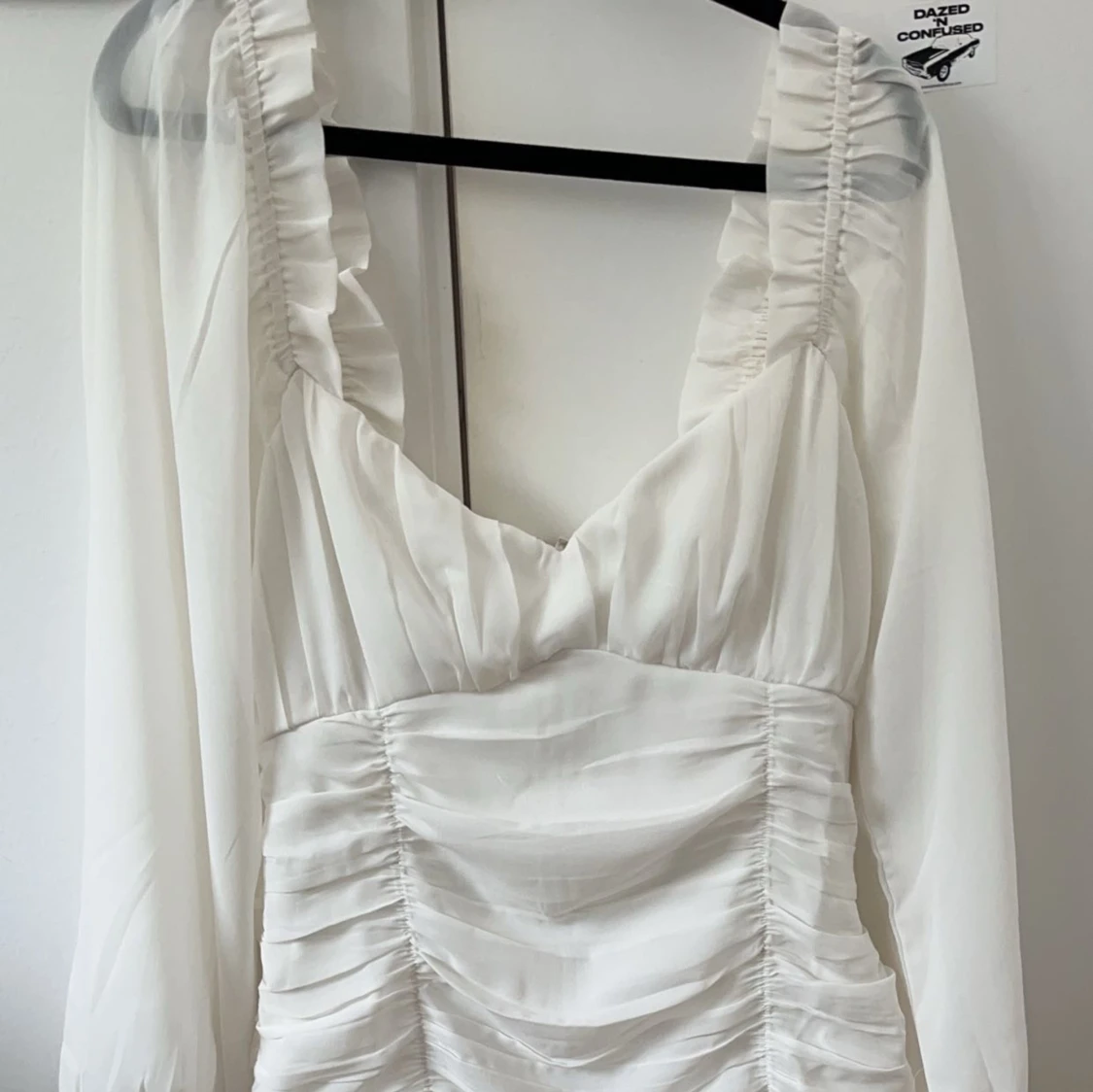 Vitt studentklänning  - 90