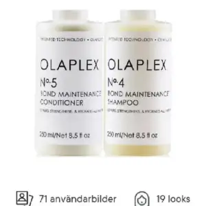 Olaplex shampoo och balsam paket! Helt oanvända. Passar för alla hårtyper. Skriv privat för mer information och bilder! Orginal priset är: 639kr 🖤