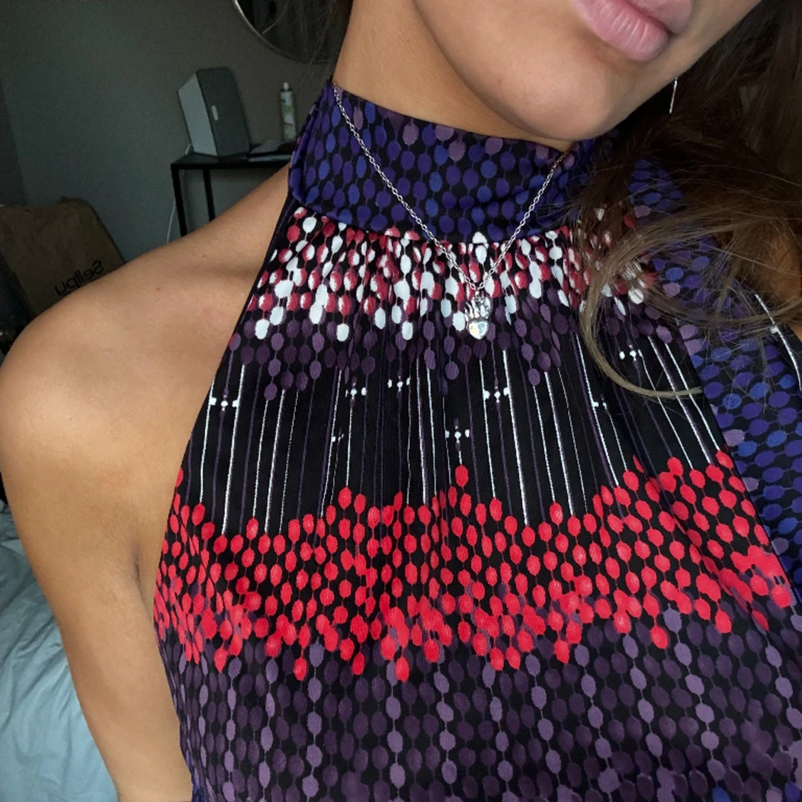 Halterneck topp - 90