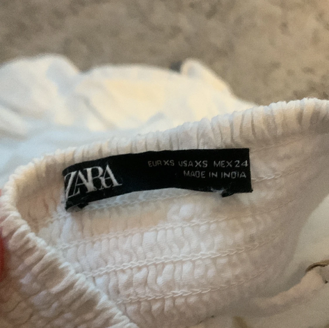 Vit kort Zara klänning💗 - 91