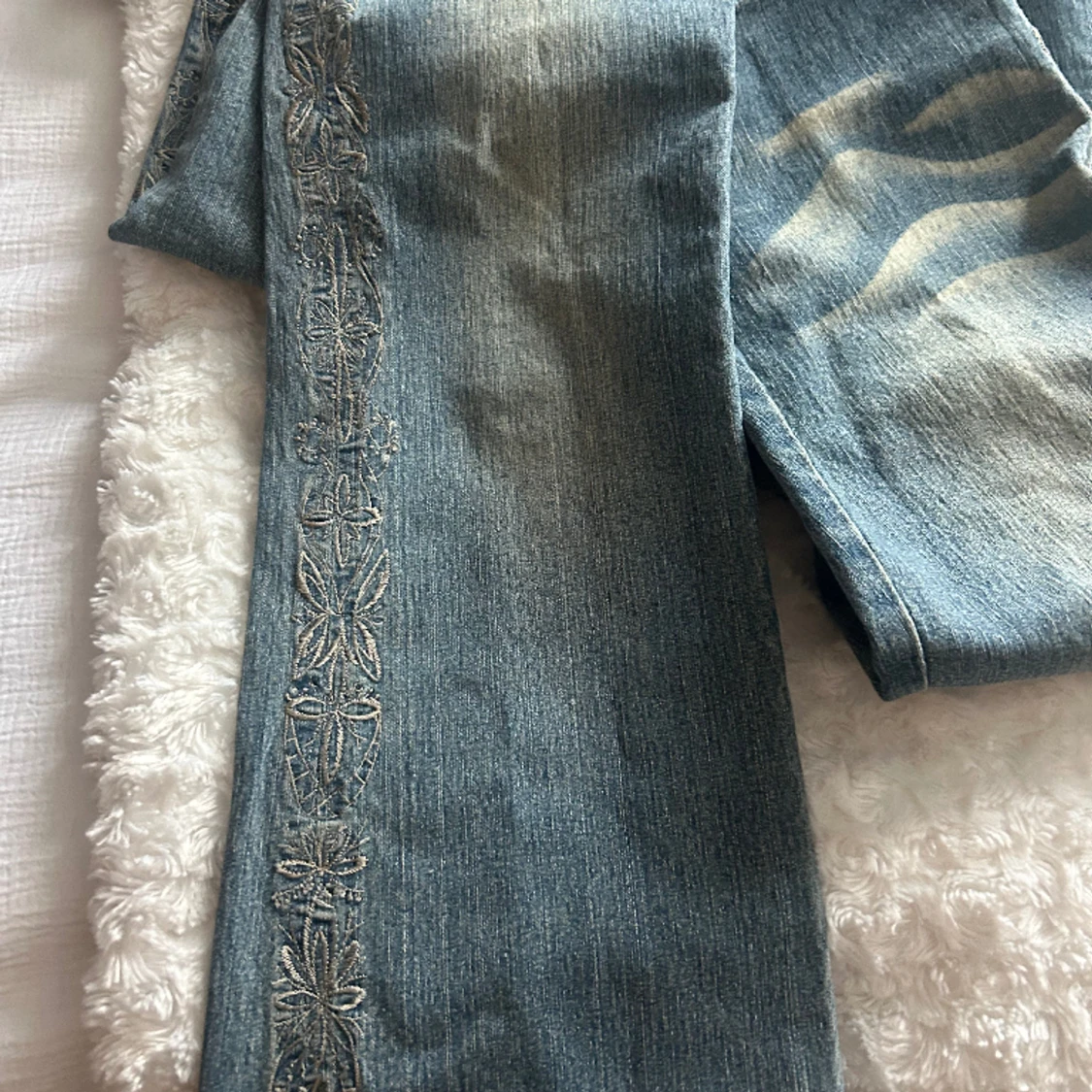 Lågmidjade bootcut jeans  - 90