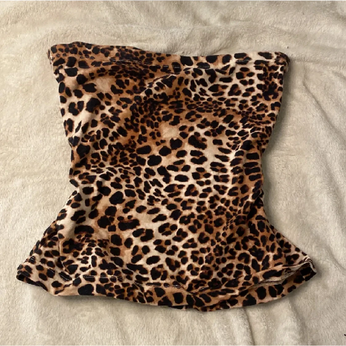 Leopard tube top