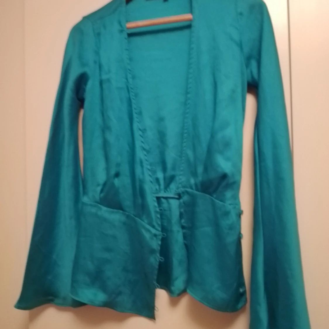 Metallic blå Tunika y2k XXS - 91