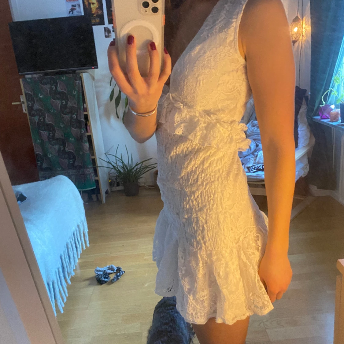 En fin vit klänning - 90