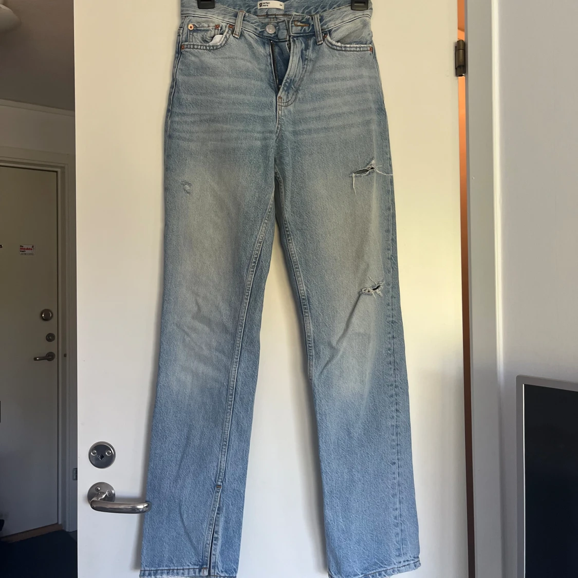 Jeans med slits - 90