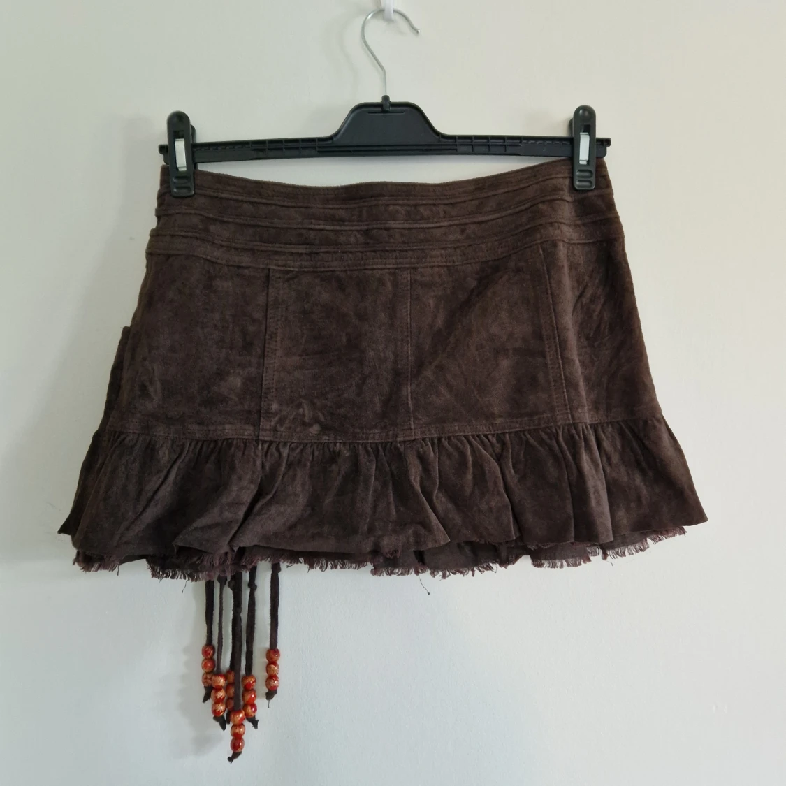 Äkta mocka mini kjol - 90