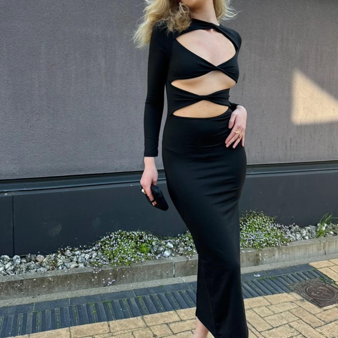 Svart långklänning 