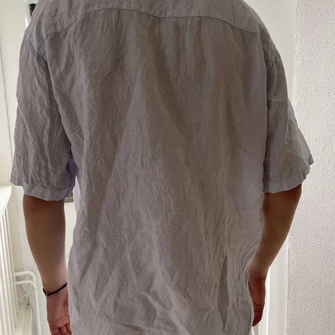 Blå line skjorta - 90