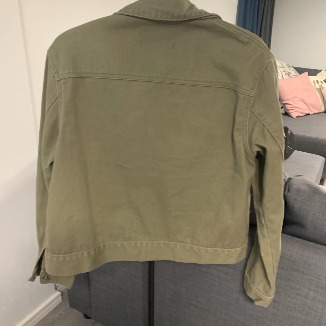 Grön jeansjacka  - 90