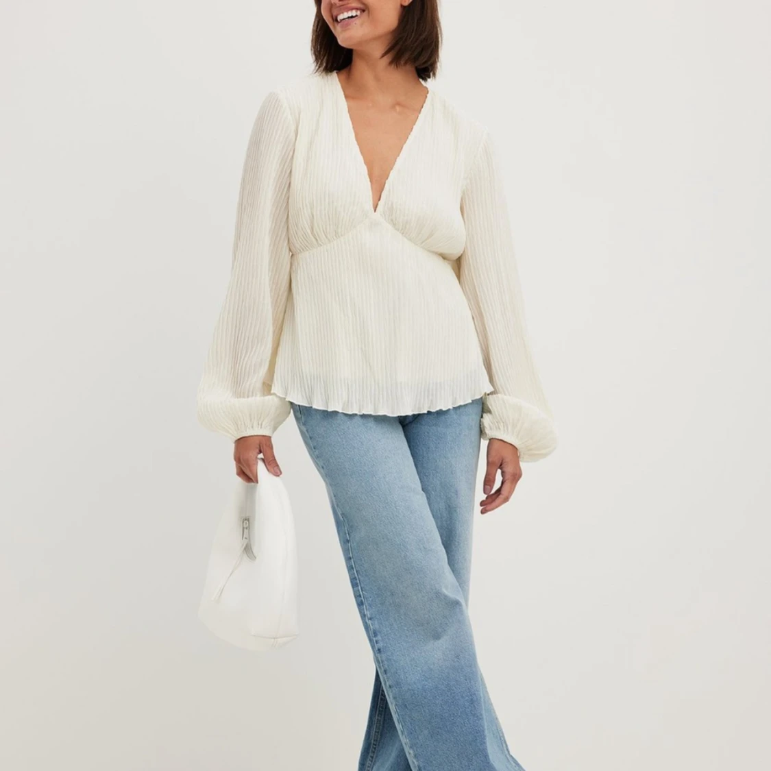 Plisserad blus  - 90