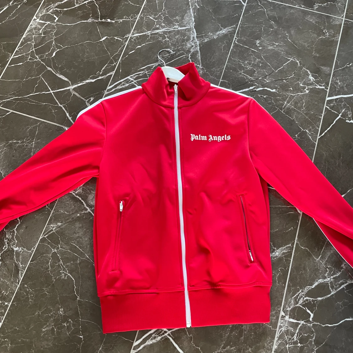 Palm angels röd track jacka