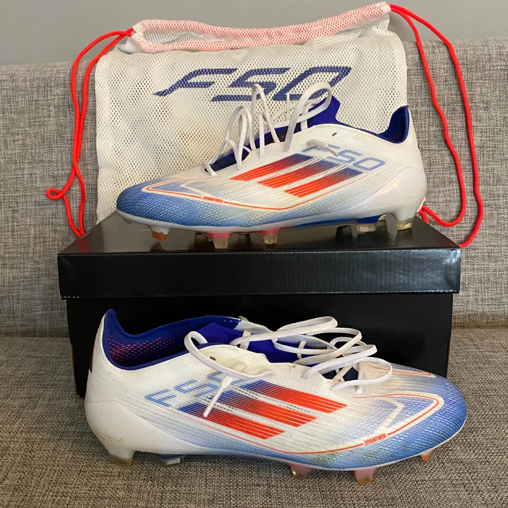 Adidas F50 Elite FG Advancement i nyskick använda en gång på gräs. Storlek 41 1/3. Skor.