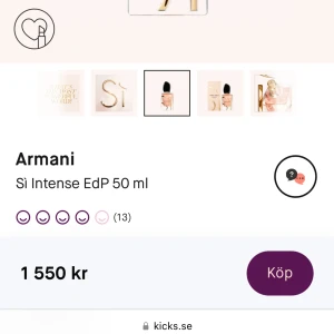 Giorgio Armani Sí parfym - Säljer nu min Giorgio Armani Sí parfym då jag inte tycker att doften passar mig. Jag köpte den i januari men knappt använt den så det är ungefär 90+% kvar. Den är 50ml och originalpris är 1550kr ☺️ Priset är Diskuterbart vi smidig affär💗