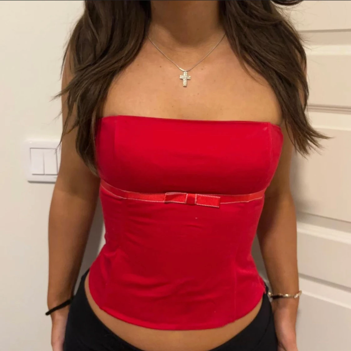 Röd korsett - 90