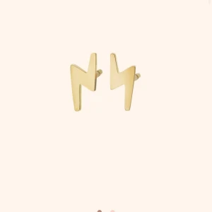 Edblad lightning studs guld - Guldblixtörhängen från Edblad. Guldpläterade i 14 karat guld.