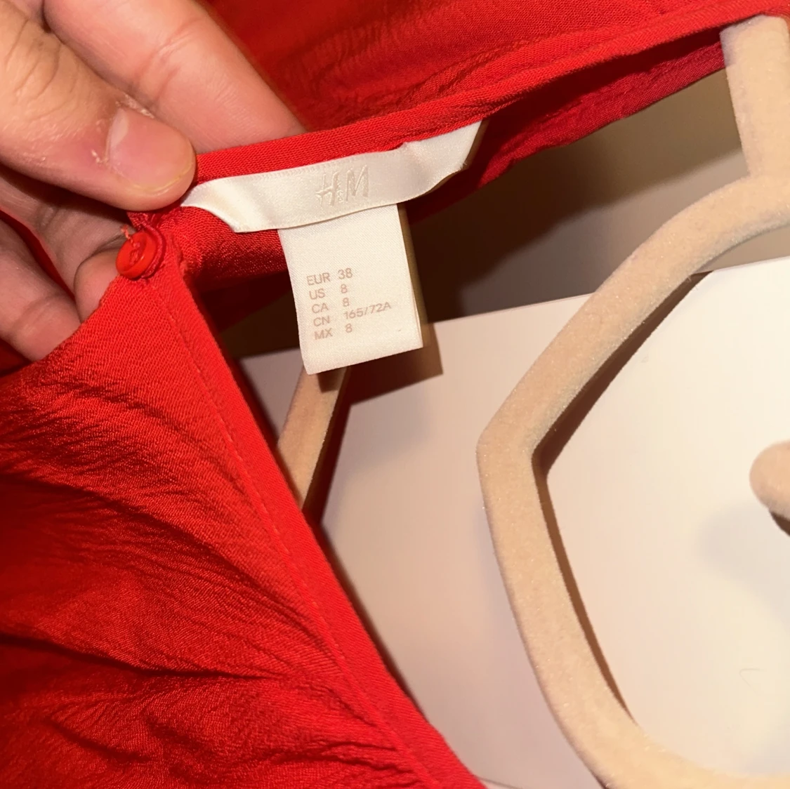 Röd H&M klänning - 91