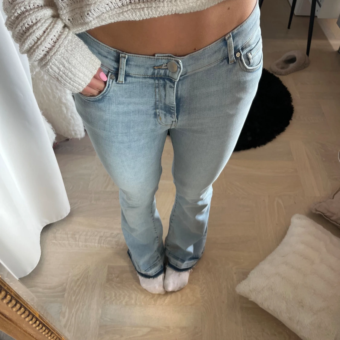 Lågmidjade jeans - 90