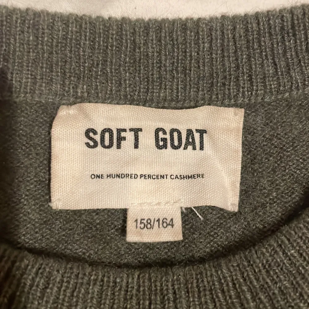 Tjennnna! |Säljer denna soft goat tröja i färgen grön/grå| Fint skick 8/10. Storlek 158/164. 🚨PM för frågor🚨 PRISET ÄR INTE HUGGET I STEN 🪨 . Hoodies.