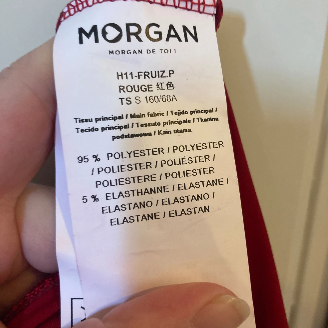 Röd klänning  - 91