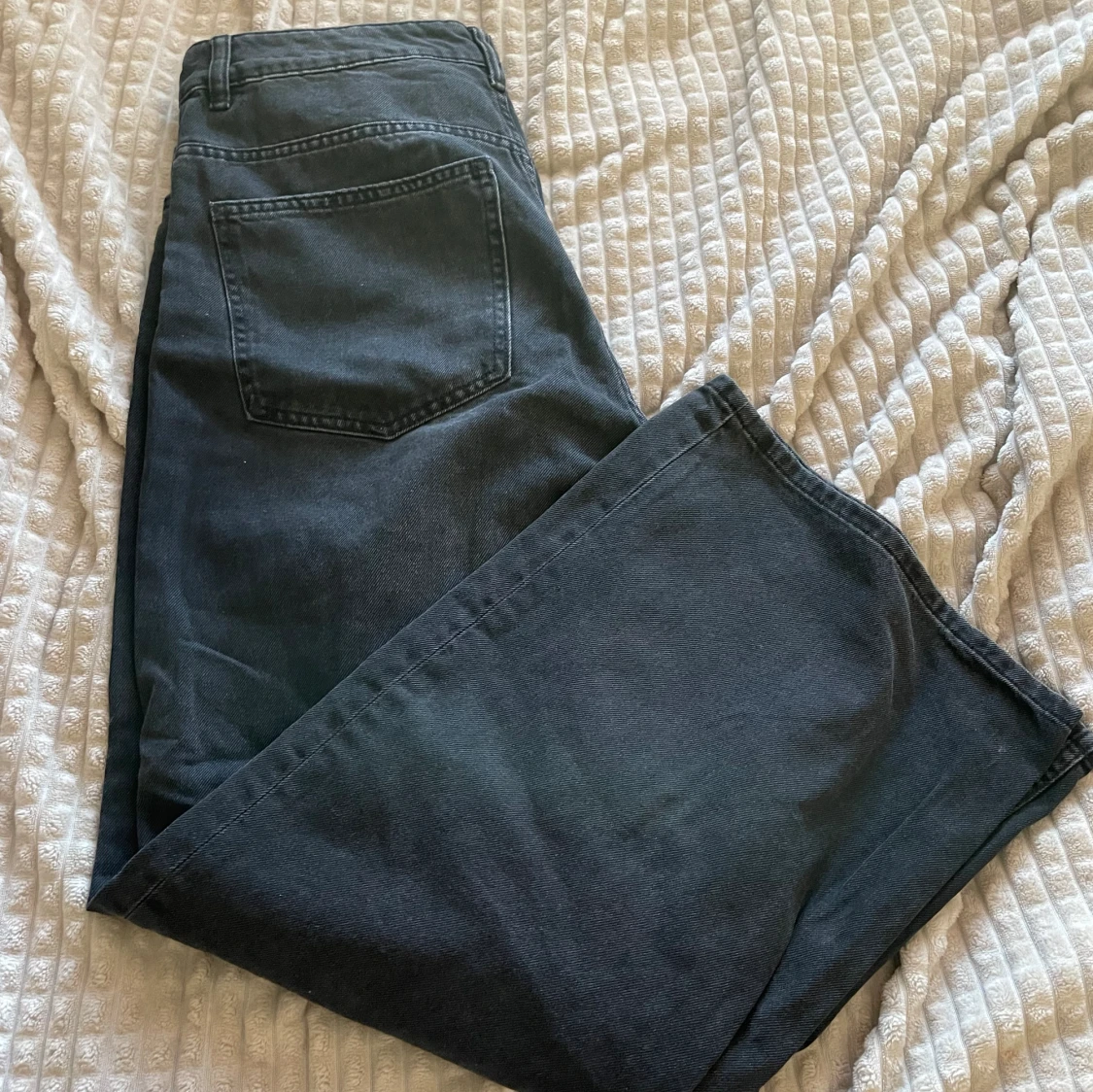 Straight leg högmidjade jeans 