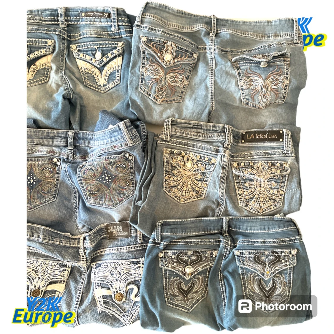 9 st McBling jeans 💛💙 - 91