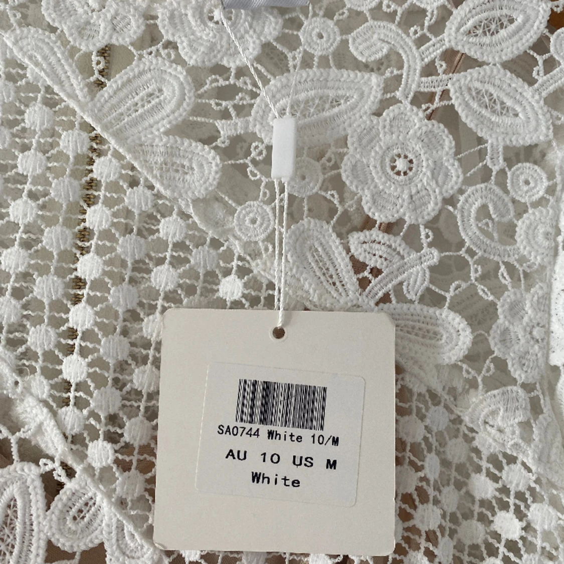 Vit studentklänning  - 90