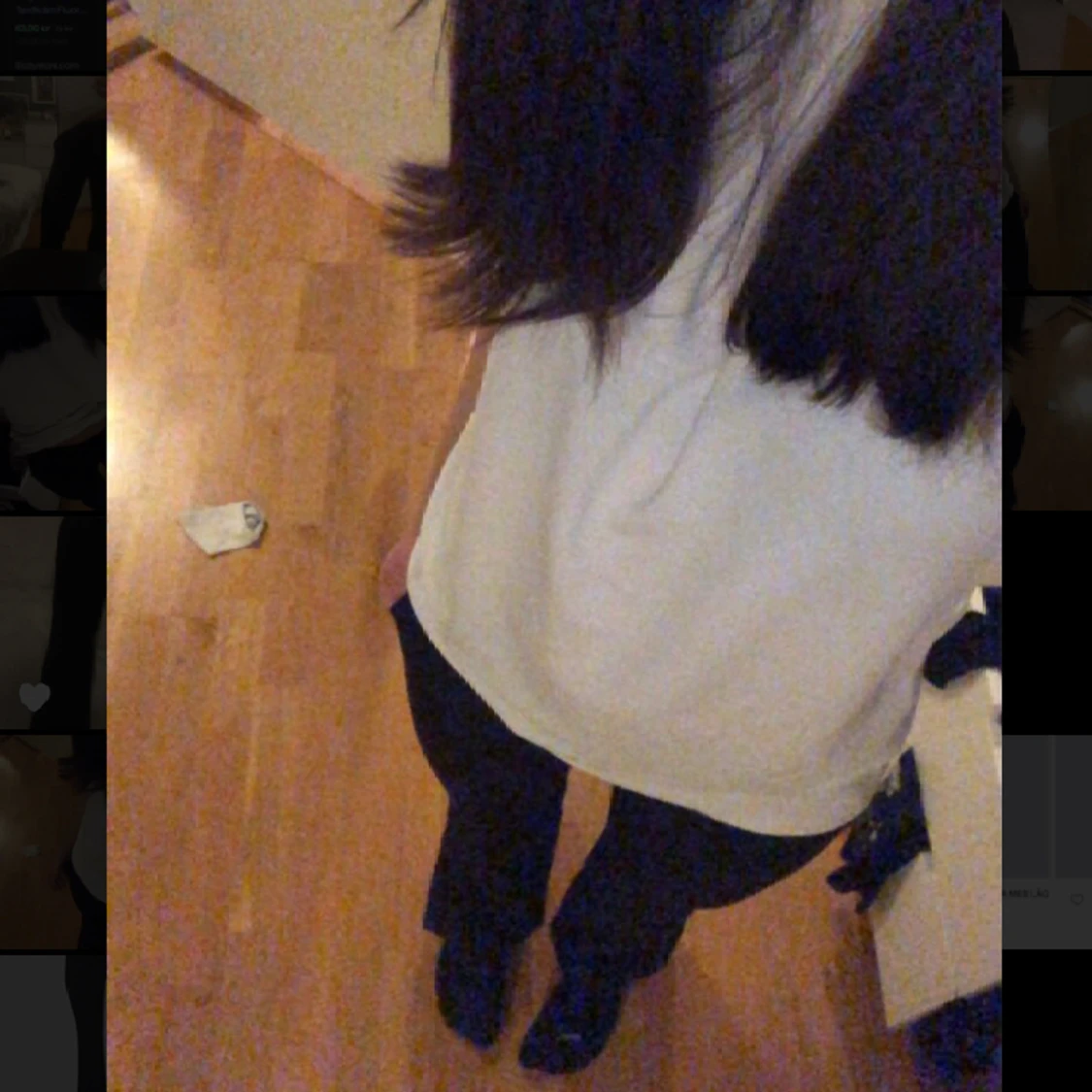 Lågmidjade bikbok kostymbyxor - 90