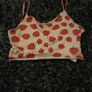 Jordgubbs topp - Andvänd en gång Som ny Köpt för en månad sedan 