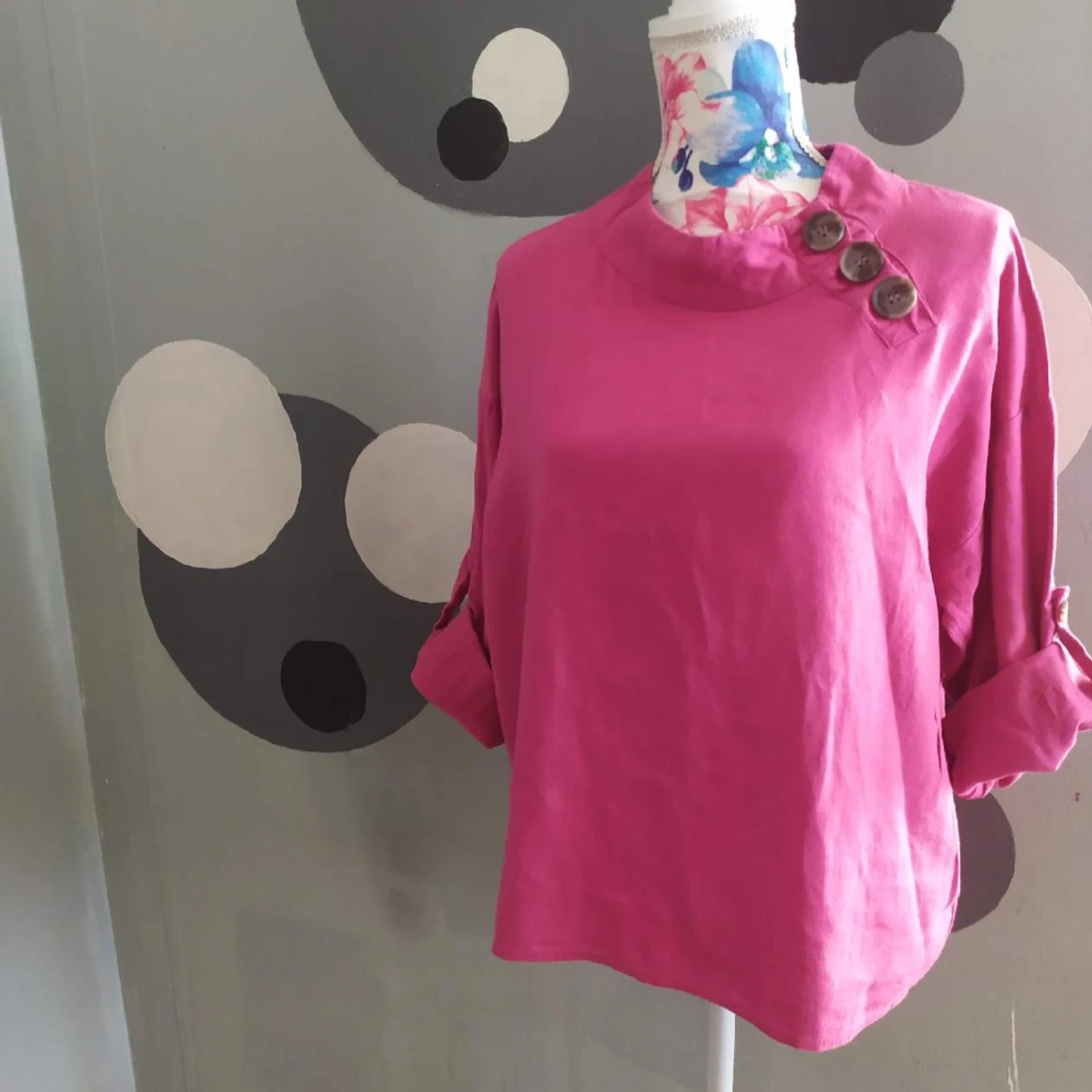 Rosa tröja isolde stl40