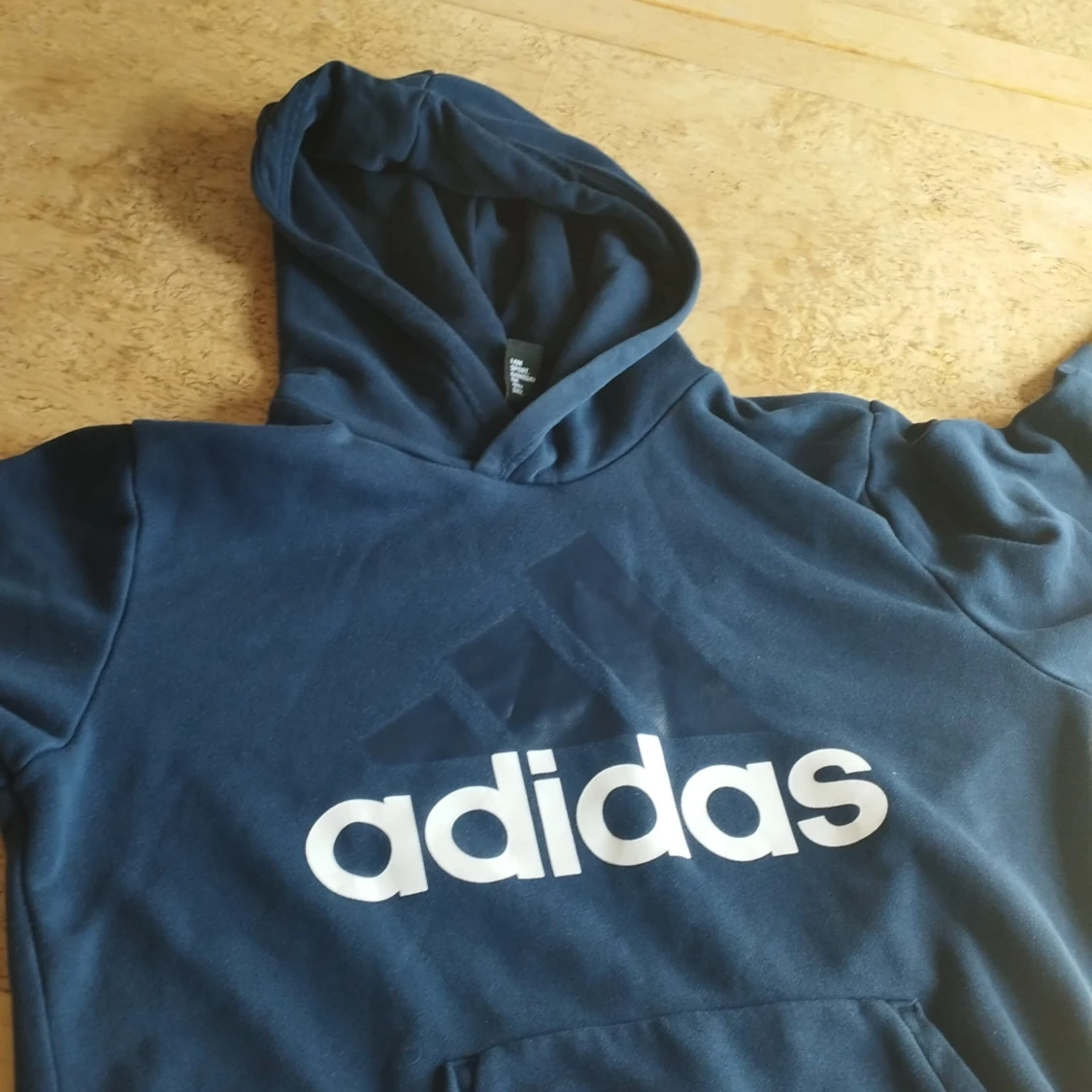 Navy Blue/Mörkblå Adidas Hoodie  - 92
