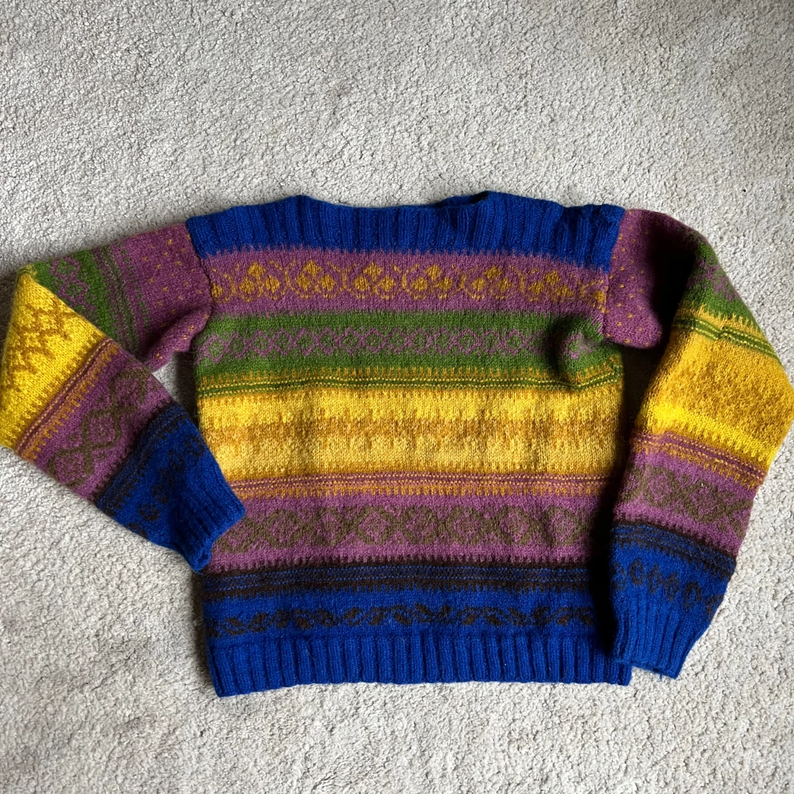 Boatneck Hemstickad tröja  - 90